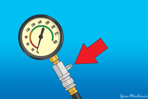 compression gauge check valve